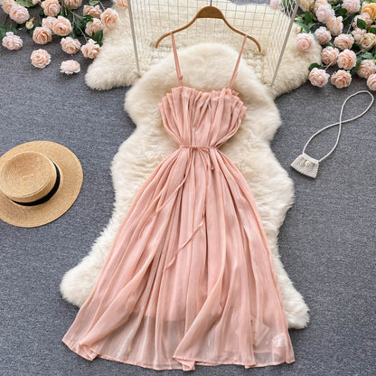 Pink A Line Short Dress Fashion Dress RF0068