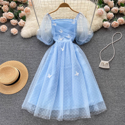 Cute Tulle Lace Short Dress Fashion Girl Dress RF0066