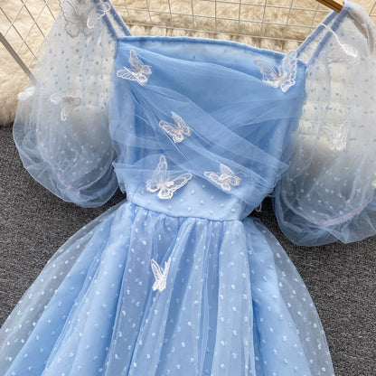 Cute Tulle Lace Short Dress Fashion Girl Dress RF0066