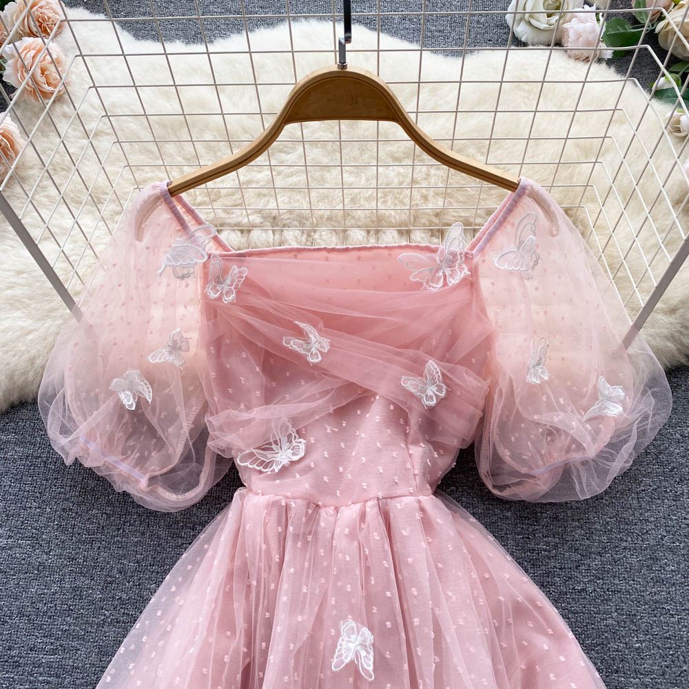 Cute Tulle Lace Short Dress Fashion Girl Dress RF0066