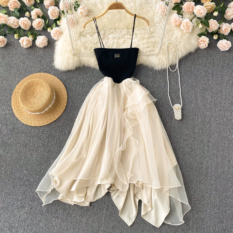Champagne Tulle Short Dress Fashion Dress RF0065