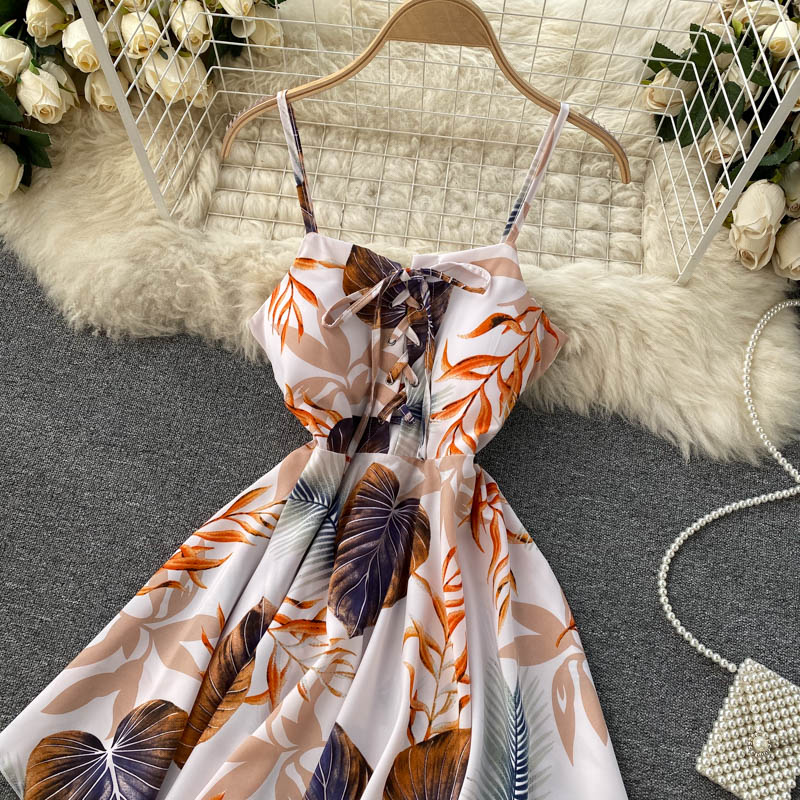Charming Sexy High Waist Irregular Dress Fashion Girl Dress RF0062