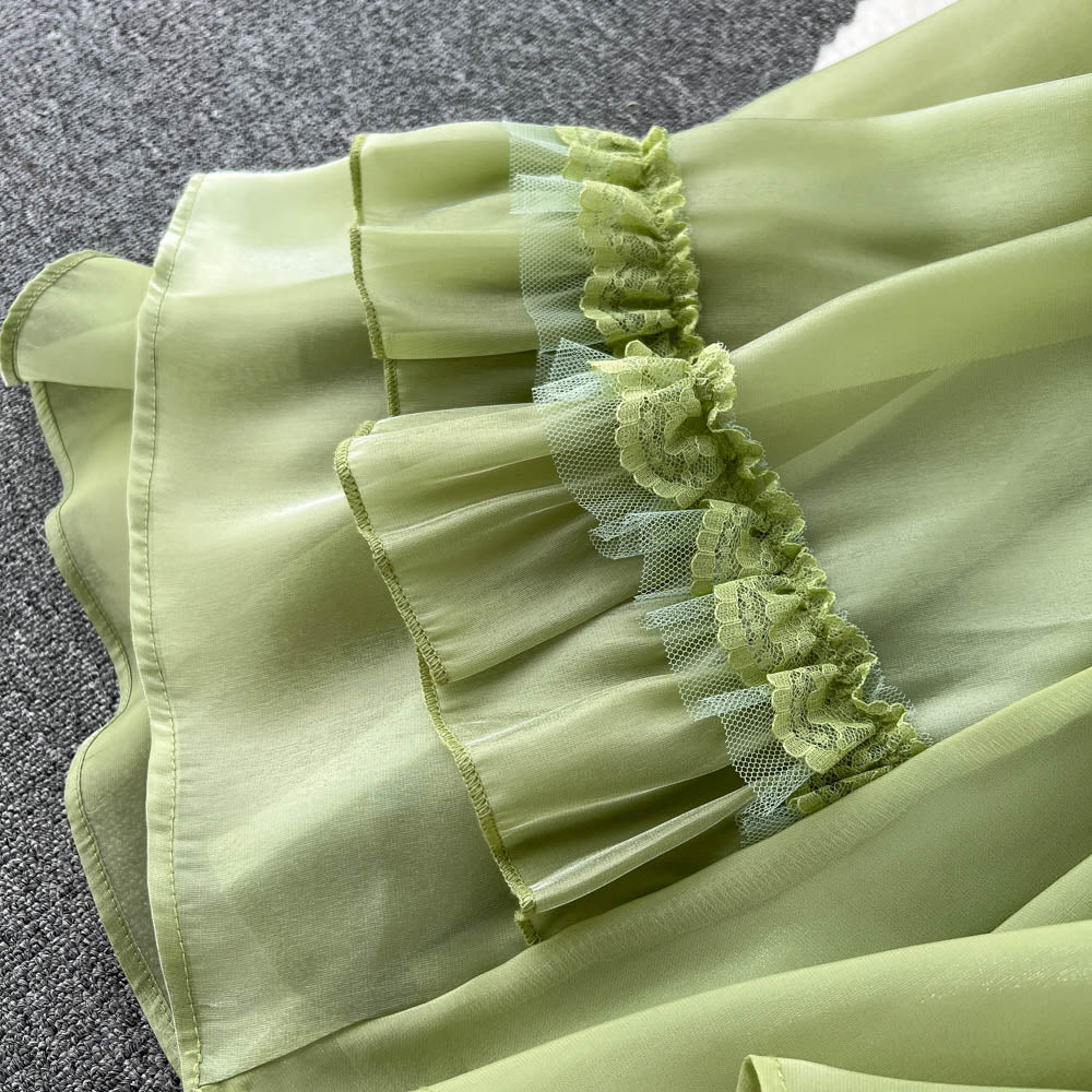 Cute Tulle Lace Short Dress Fashion Dress RF0055