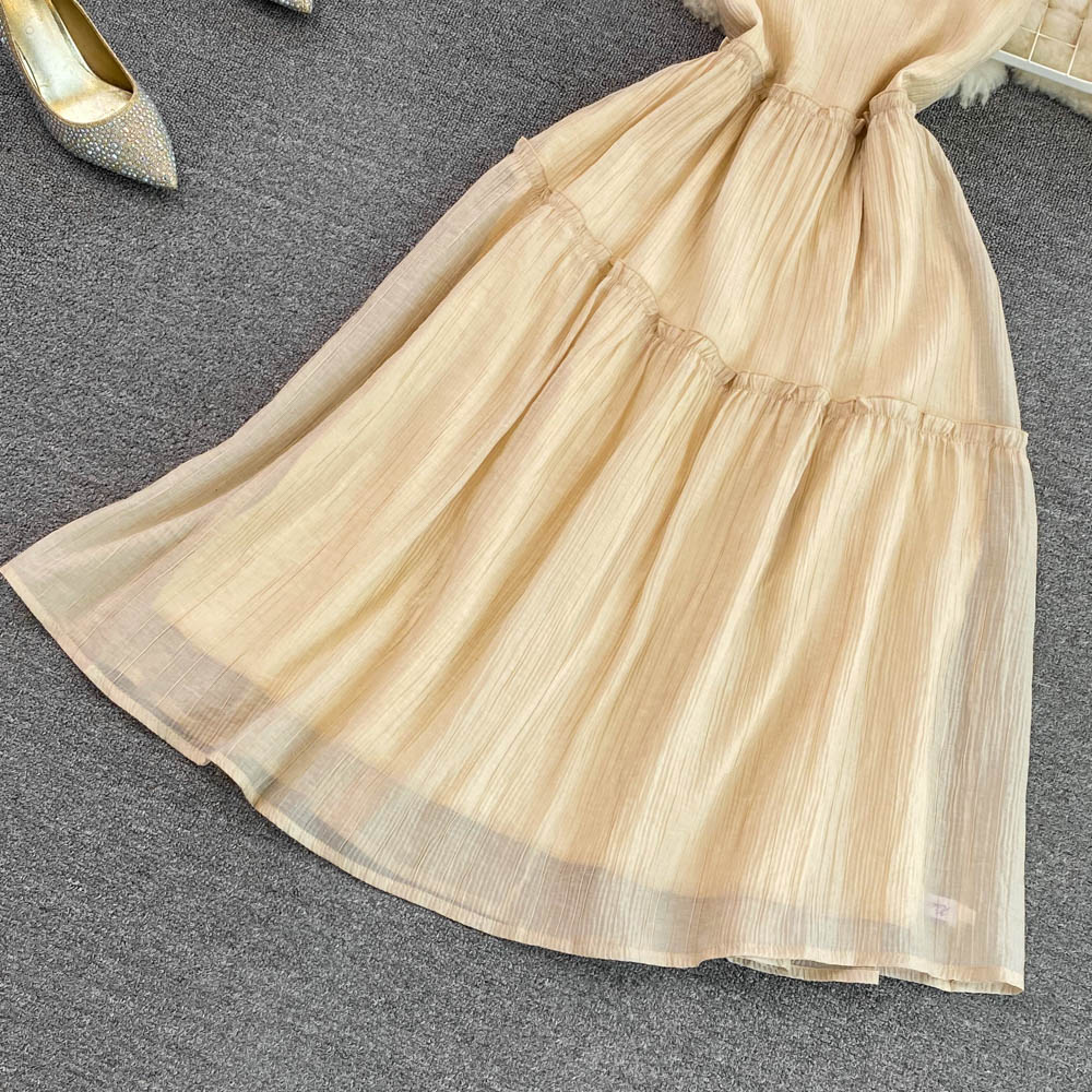 Champagne A-line Short Dress Fashion Dress RF0050