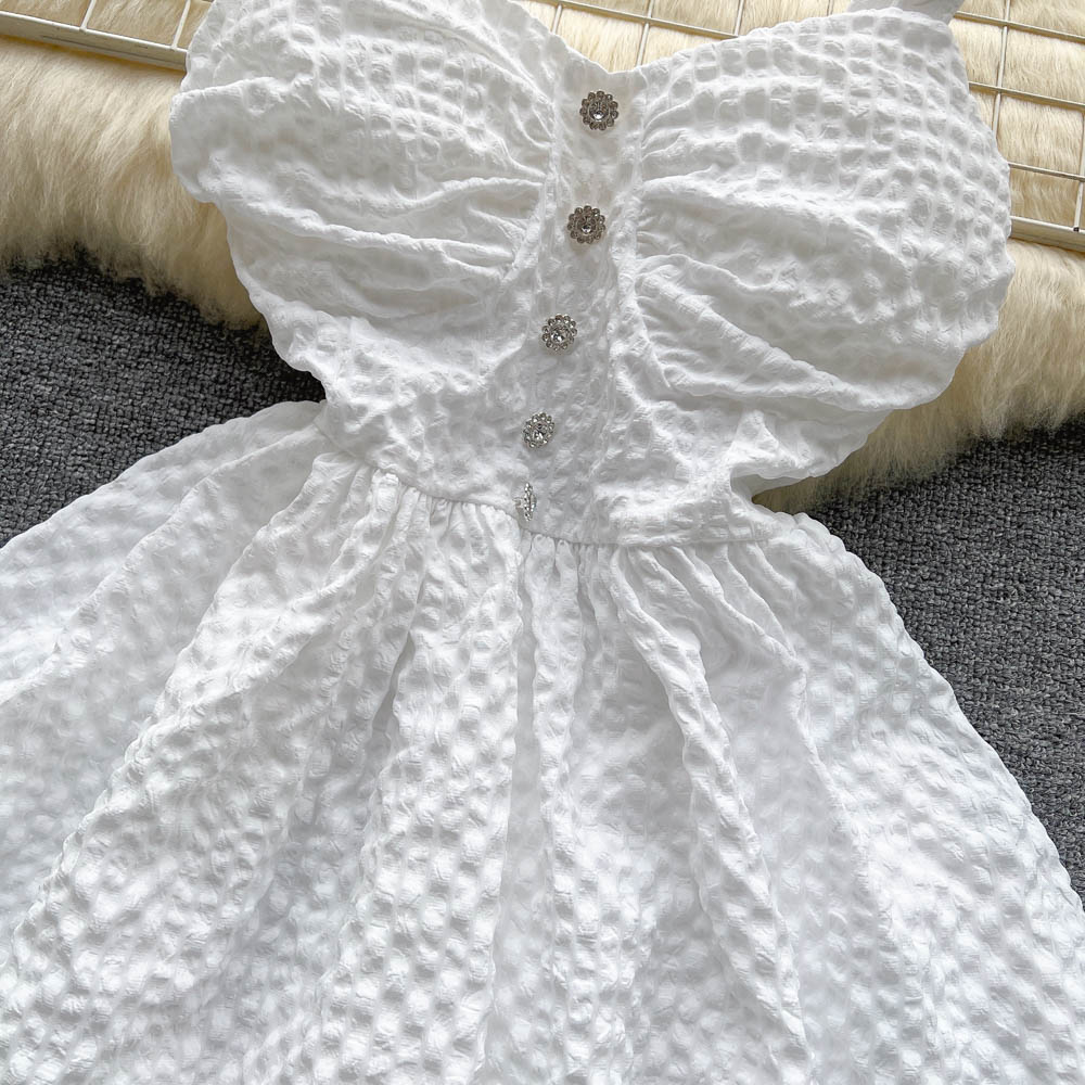 Cute Spaghetti Short Dress RF0048