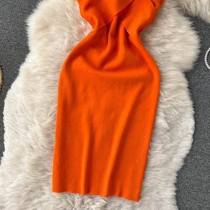 Sexy Knitted Short Dress RF0046