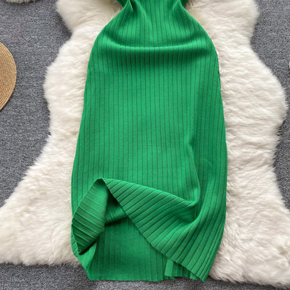 Simple Spaghetti Strap Dress RF0037