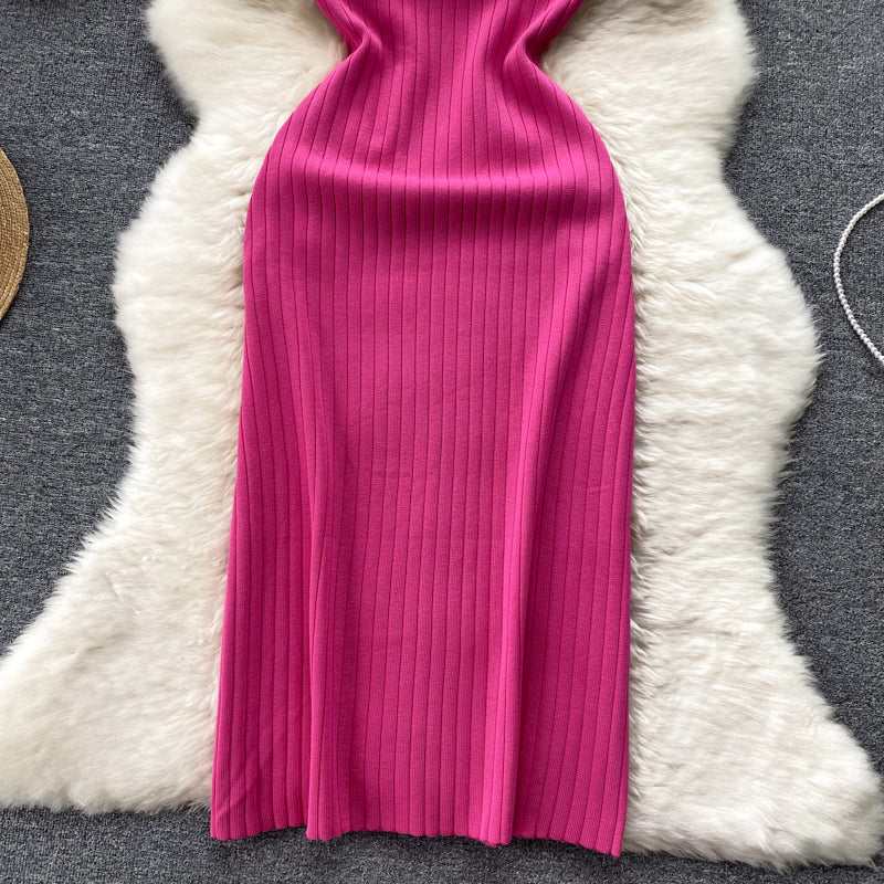 Simple Spaghetti Strap Dress RF0037