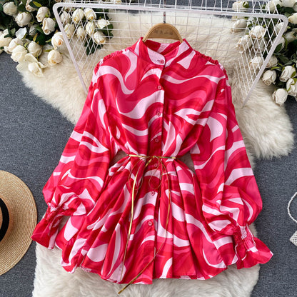 Cute A-line Long Sleeve Dress Fashion Dress RF0034