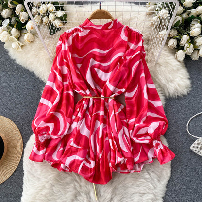 Cute A-line Long Sleeve Dress Fashion Dress RF0034