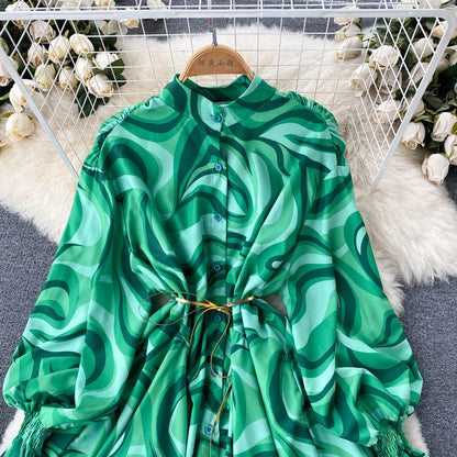 Cute A-line Long Sleeve Dress Fashion Dress RF0034