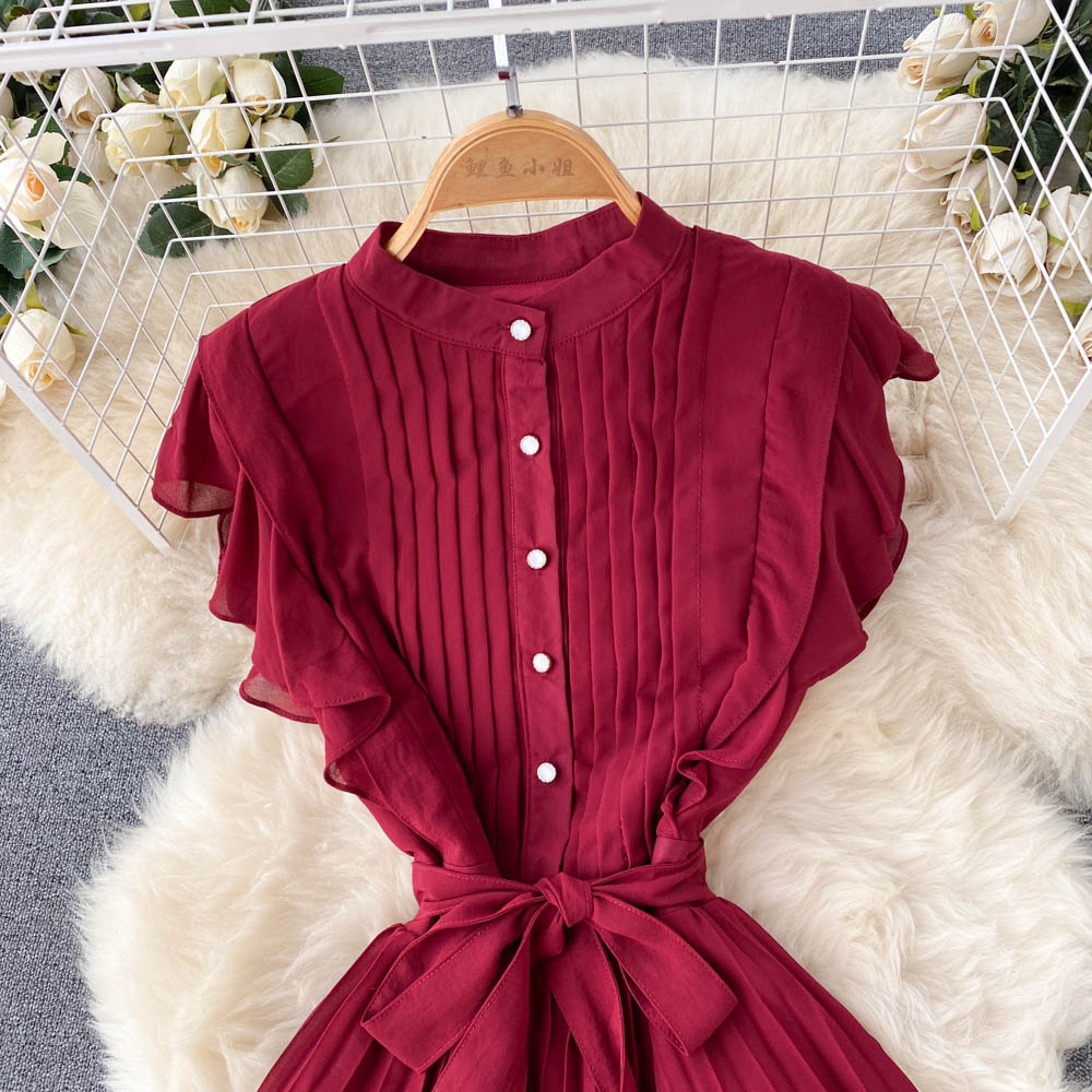 Elegant Chiffon A-line Dress Fashion Dress RF0032