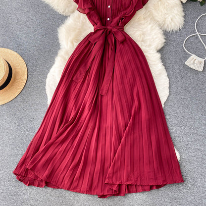 Elegant Chiffon A-line Dress Fashion Dress RF0032