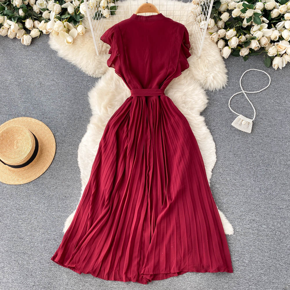 Elegant Chiffon A-line Dress Fashion Dress RF0032