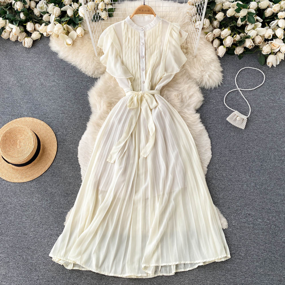 Elegant Chiffon A-line Dress Fashion Dress RF0032