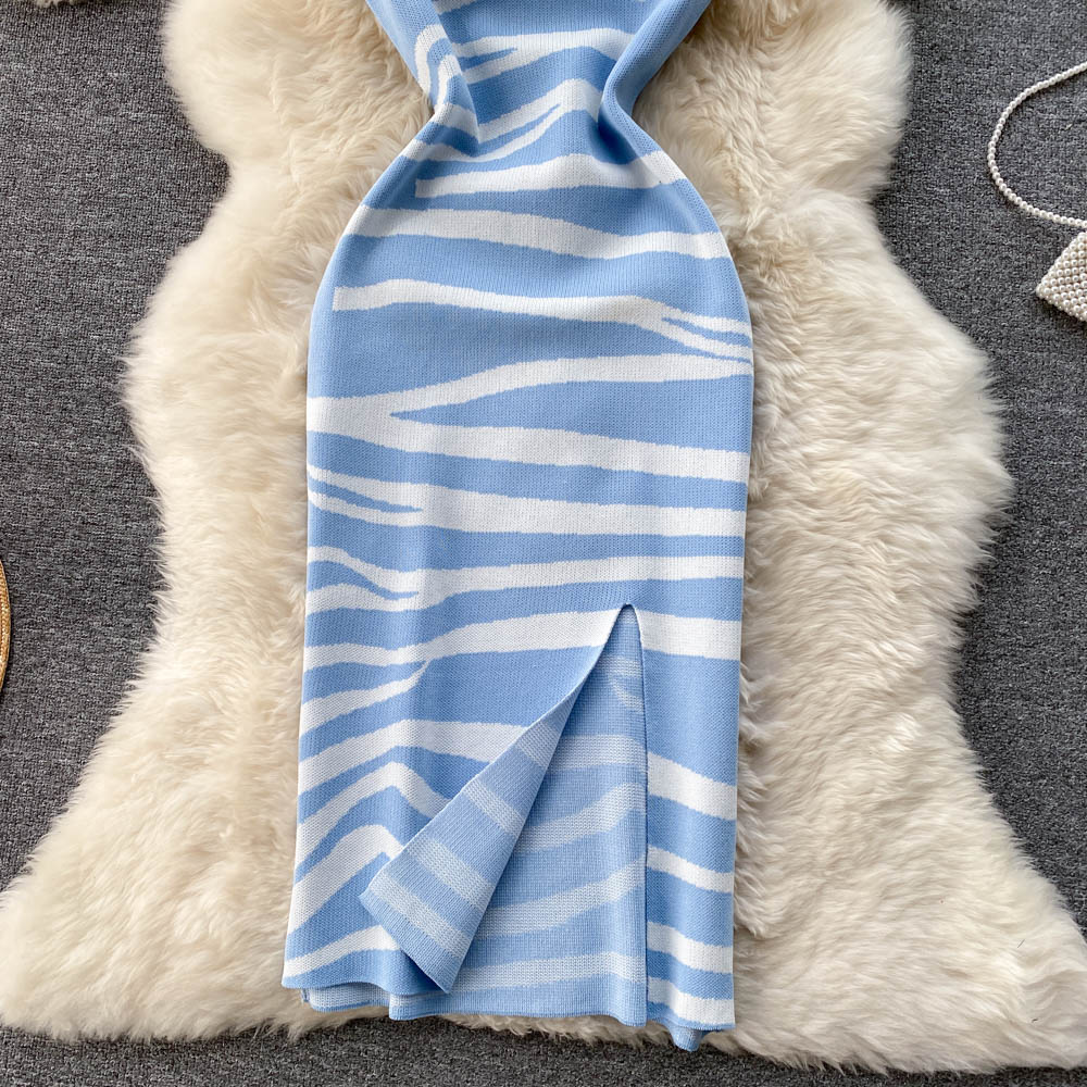 Sexy Sleeveless Knitted Dress Fashion Dress RF0031