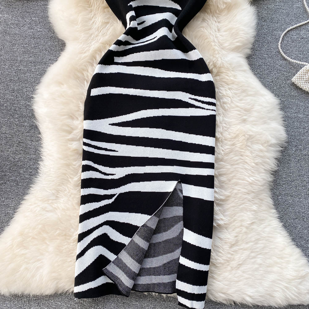 Sexy Sleeveless Knitted Dress Fashion Dress RF0031