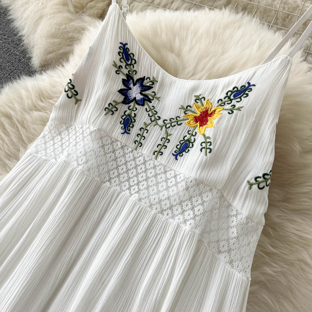 White Lace A-line Dress Fashion Dress RF0025