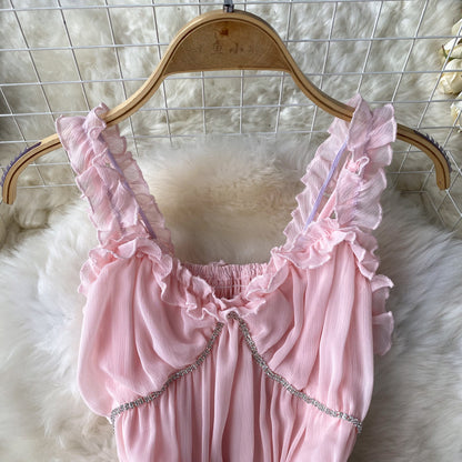 Pink A-line Fashion Dress RF0012
