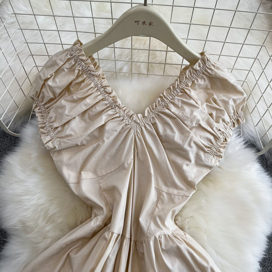 Cute V-neck Dress, Fashion Dress RF0007