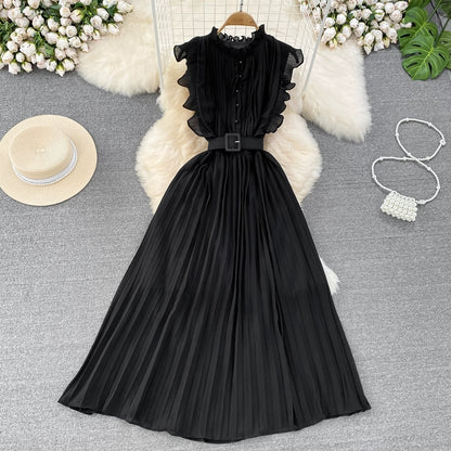 A-line Chiffon Long Fashion Dress RF0003