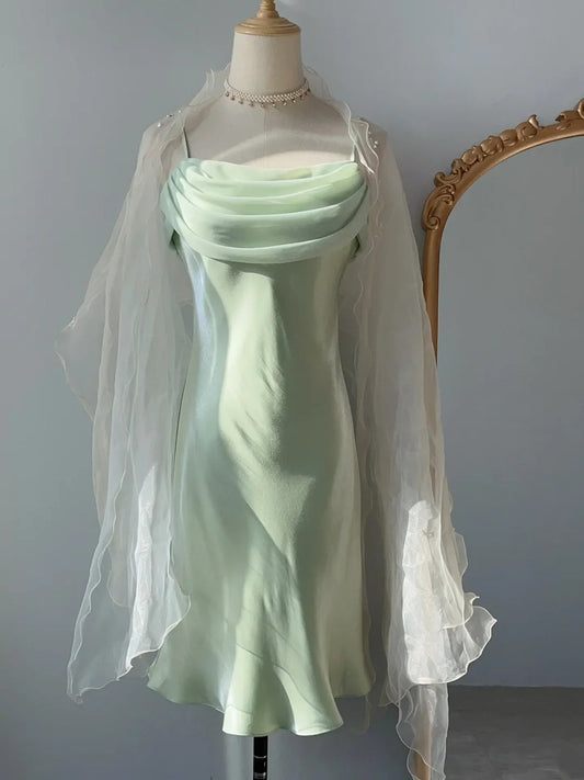 Vintage Sheath 9th Grade Mint Green Knee Length Senior Inspo Birthday 18th Party Outfits Homecoming Dresses RB3219